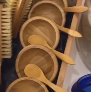 Bamboo Mask Bowl + Spoon